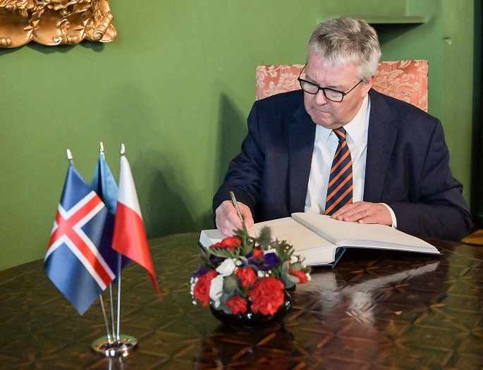 Uniwersytet Jagielloński gościł ambasadora Islandii